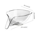 thumbnail image 3 of Multifunctional Draining Basket Drainage Bowl Household Sink Vegetable Basin Kitchen Washing Machine Rice Siev, 3 of 4