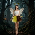 thumbnail image 7 of Hyknon Bumblebee Costume Set, Adult Bee Kit with Bee Wings, Antenna Headband & Two-Tone Tutu Skirt, Halloween Insect Fancy Dress Outfit for Carnival Party & Group Dress Up, 7 of 7