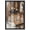 Black Frame, variant on Oranate Makeup Collection Shadowbox Print Fashion Art Print by Art Remedy, White Frame, 30 x 45