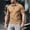 Khaki(2025), variant on Mens Vintage Wrinkle Free Polo Shirt Stretch Comfortable Summer Top business Ready Tee