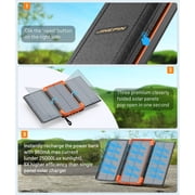 46800mAh Solar Charger Power Bank 20W Fast Charging with Cables Compatible for iPhone, Android Phone