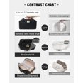 thumbnail image 3 of Bolsa de maquillaje EACHY Travel de gran capacidad, impermeable, color negro, 3 of 7