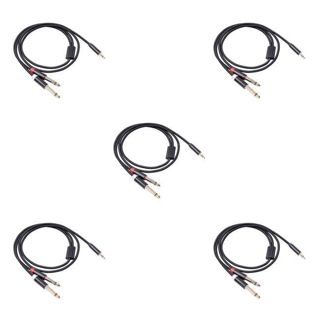 Cable de audio Methold Dual RCA Giratorio 1M 5piezas