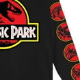 thumbnail image 5 of Jurassic Park Boys Jurassic World Long Sleeve Crewneck T-Shirt for Little and Big Boys Sizes 4-20 Black, 5 of 6