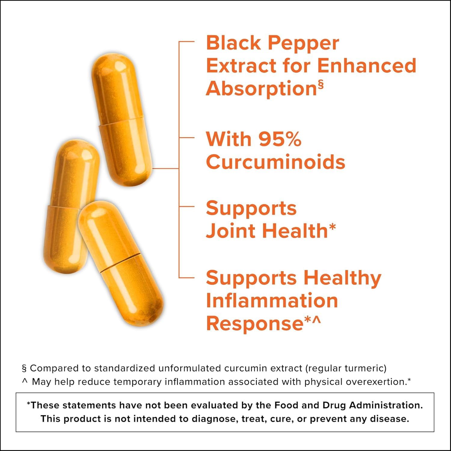 Qunol Turmeric Curcumin with Black Pepper, 2250mg Turmeric Extract with 95% Curcuminoids, 150ct