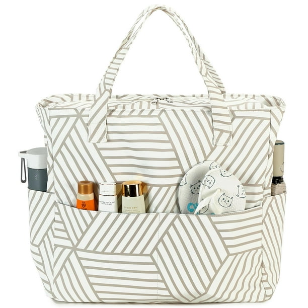 Bolso Tote Bluboon Impermeable Grande 45x20x40 cm con Compartimento para Ropa Mojada