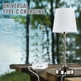 thumbnail image 6 of Coliware Silver Cordless Table Lamp, Rechargeable Battery Operated Lamps, Stepless Dimming Touch Control Wireless Lamp, Vintage Decor Night Light, 6 of 12
