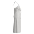 thumbnail image 3 of Vestido George para Mujer, Escote Halter con Cintas Ajustable, Estampado Puntos Blanco Talla CH, 3 of 4