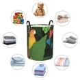 thumbnail image 6 of XMXT Collapsible Laundry Basket, Forest Parrot Painting Polyester Waterproof Laundry Hampers Dirty Clothes Hamper, 62L, 6 of 8