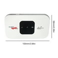 thumbnail image 2 of 4G LTE Mobile WiFi Router 150Mbps WiFi Hotspot with SIM Card Slot for Car Travel, 2 of 9