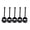 D, variant on YIFAEUX 5Pcs 10/20/40/60/75LB Finger Gripper High Elasticity Ergonomic Design Comfortable Grip Finger Exerciser Silicone Finger Flexion Extension Training Device