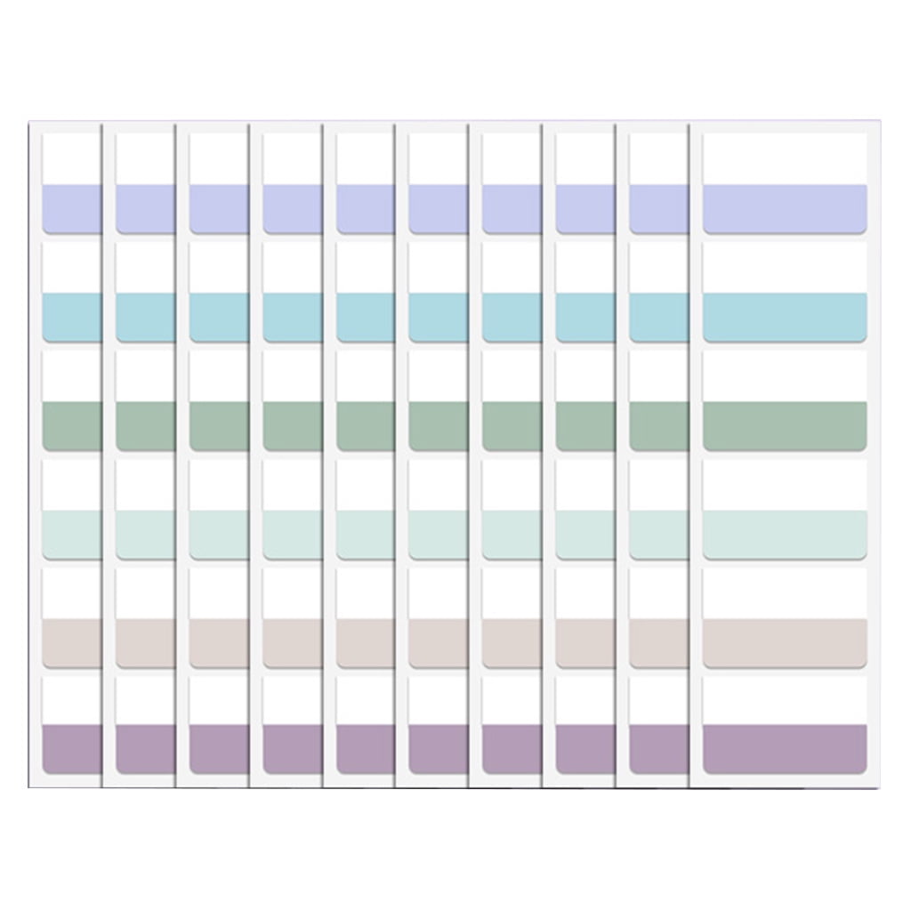 Colored Index Label Self-adheive Bookmarks Small Medium Big Sticky ...