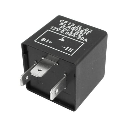 12V DC 0.02-20A Electronic LED Flasher Relay 3 Pin for ... signal stat 600 wiring diagram 
