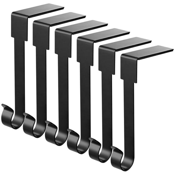 Christmas Stocking Holders Non-Slip Fireplace Hooks Hanger 6 Pcs Mantel Hook Hangers Christmas Stocking Hook Hanger Grip for Christmas Mantle Party Decorations