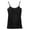 Black, variant on yunLCZ Square Neck Tank Top Womens Cotton Camisole Adjustable Camisole With Frame Bra Stretch Undershirt Summer Sleeveless Tops