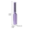 thumbnail image 2 of Rechargeable Mini Hair Straightener -2024 New Straight Rolled Dual-Purpose Hair Straightener Brush, Mini Travel Straightening Brush, Portable Cordless Hot Comb Flat Iron for All Hair Types (Purple), 2 of 6