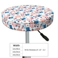 thumbnail image 4 of Disketp American Gnomes Stool Covers Round, Super Soft Round Bar Stool Cushion Covers Seat Cushion - 12 Inch, 4 of 7