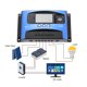 thumbnail image 4 of Controlador de carga solar MPPT Uxcell, cargador de panel solar de 30A 12V/24V regulador inteligente con pantalla LCD y puerto USB dual, 4 of 5