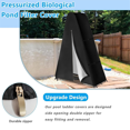 thumbnail image 2 of Outdoor Pool Ladder Cover,Zippered Ladder Cover for A Frame Ladder, 2 of 7