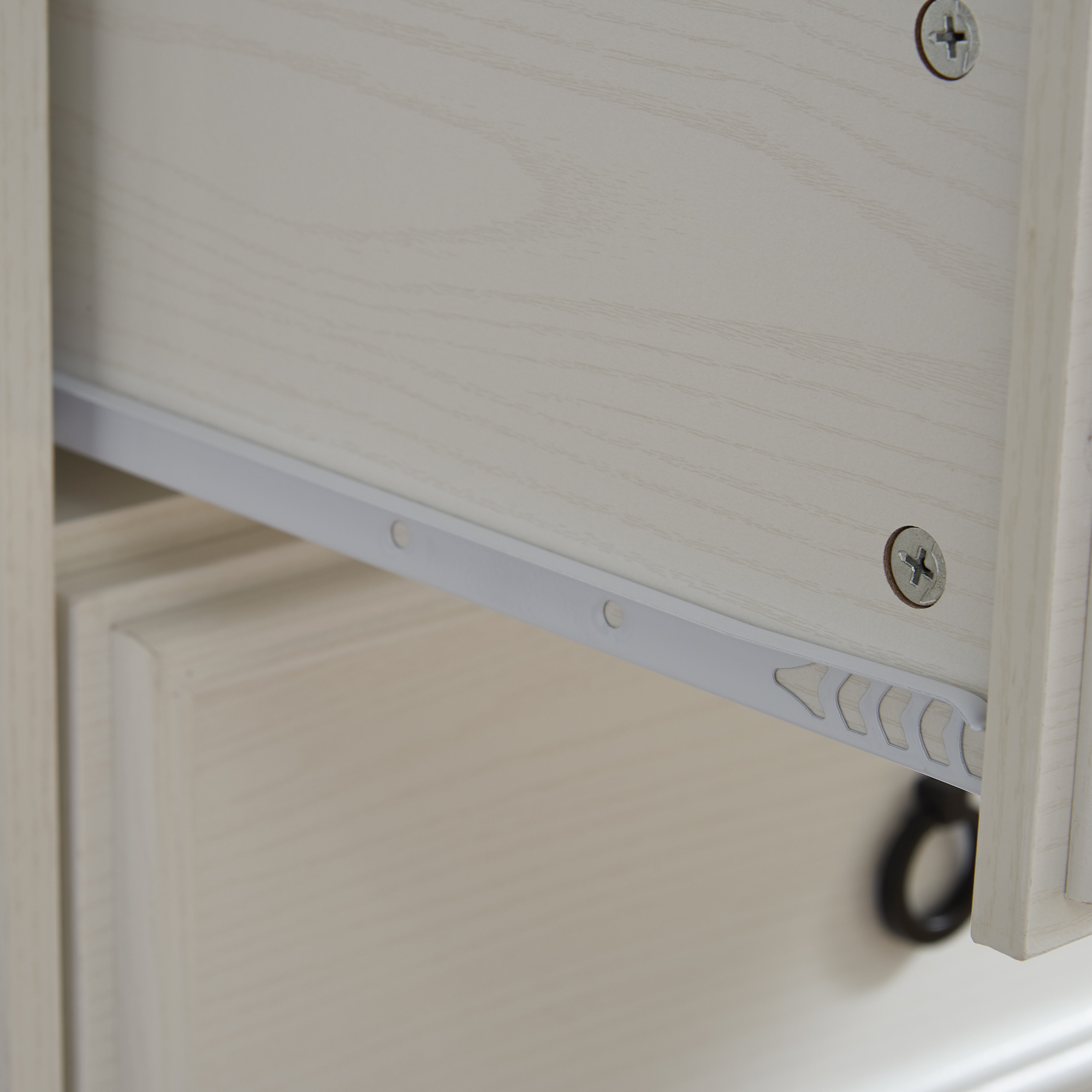 Leumius Modern Farmhouse 6 Drawer Dresser,Wooden Chest of Drawers with 6 Storage Drawers for Bedroom,White