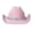 Pink, variant on Faraee Kids Western Cowboy Hat for Girls and Boys Rhinestone Wide Brim Glitter Cowgirl Hats for Halloween Party Black 9-15 Years