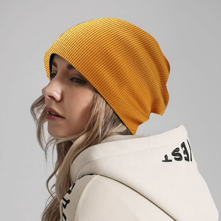 Slouchy Knit Beanie Hat for Women Winter Soft Warm Ladies Wool