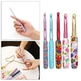 thumbnail image 3 of AMLESO 5pcs Crochet Hooks Set Knitting Needles Sewing Tool for Arthritic Hands Yarn, 3 of 8