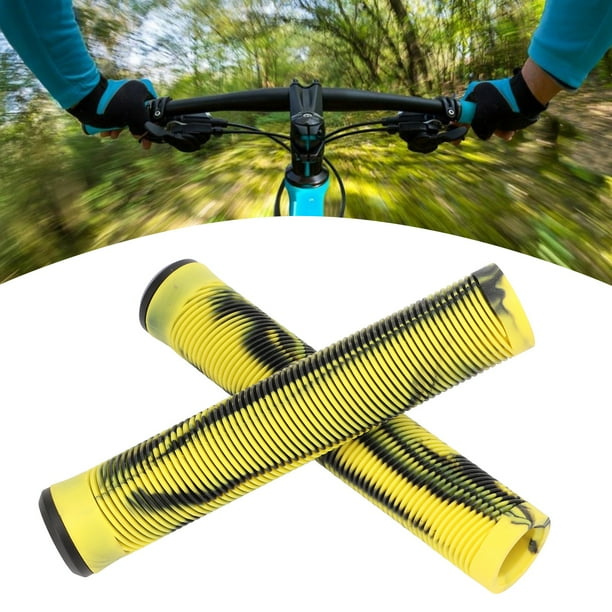 Yellow bike grips sale