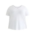 thumbnail image 5 of Terra & Sky Women’s Plus Short Sleeve V-Neck Tee, Sizes 0X-5X, 5 of 5
