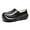 Black, variant on Women Adult Clogs Fuzz Lined Waterproof Closed-Back House Slippers Non-Slip Bedroom Slides for Indoor Outdoor