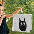thumbnail image 2 of Rainbow Cute Cat Hand Towels for Bathroom, Valentine's Day Kitchen Towel 2 PCS Ultra Soft and Highly Absorbent Decorative Fingertip Face Bath Towels for Spa & Hotel, 28.3"x 14.4", 2 of 4