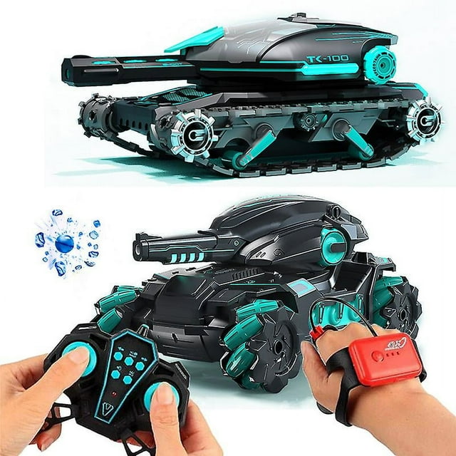 Rc Tank Toy 2.4g Radio Controlled Car 4wd Crawler Water Bomb War Tank Control Gestures Multiplayer Tank Rc Toy For Boy Kids Gift