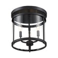 thumbnail image 4 of Penrose 3-Light Ceiling Light in Black, 4 of 5