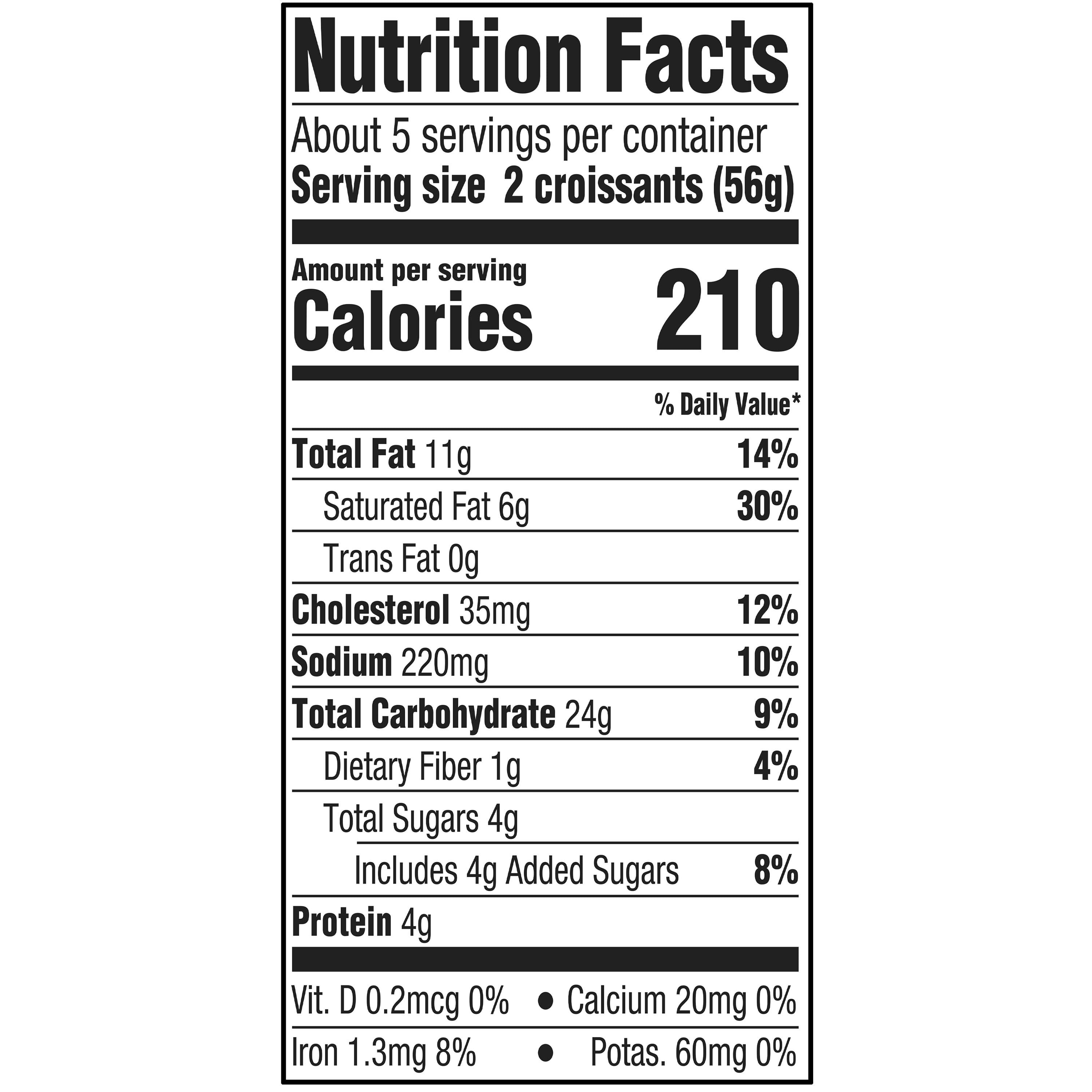 Marketside All Butter Baked Mini Croissants, 10.9 oz, 11 Count