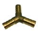 thumbnail image 2 of Paquete de 2-4 adaptadores de conectores en T iguales en forma de Y con rosca macho de latón de 12mm 2 piezas, 2 of 8