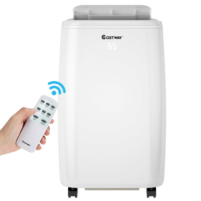 Costway Ashrae Climatiseur Portatif 10 000 BTU Refroidisseur d'Air avec Télécommande