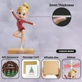 thumbnail image 2 of Personalized Gymnastic Girl Ornament – Girl Gymnastics Christmas Decor, Balance Beam Gift for Daughters, Athletes, Gymnasts Xmas Gift, 2 of 5