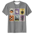 thumbnail image 2 of T-shirt à Manches Courtes pour Homme avec Graphique de Baseball d'Halloween, Col Rond Décontracté, Tee pour l'Été, Activités Intérieures et Extérieures, Tissu Confortable et Extensible, 2 of 5