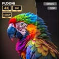 thumbnail image 2 of Proyector FUDONI Electric Focus de alto brillo 1080P WiFi, 2 of 8