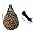 thumbnail image 2 of 9.8 inch Horse Hay Feeder Bag, Large Capacity Small Hole Hay Net, Durable Nylon Mesh Feeding Bag for Equine Livestock Barn Stable Slow Feed, 2 of 6