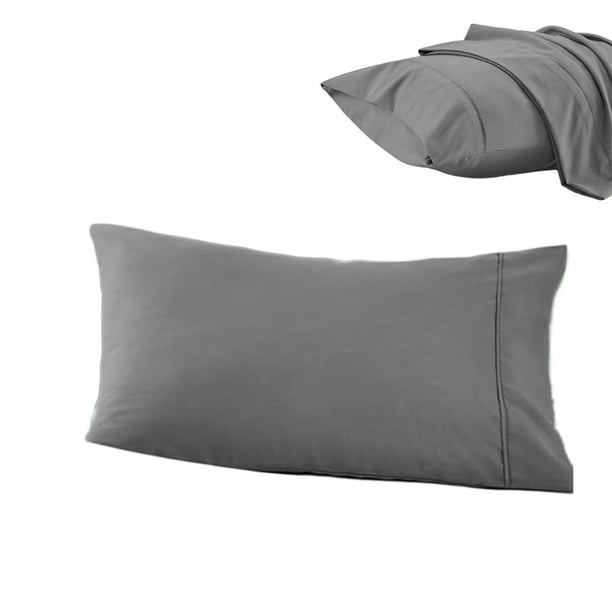 Funda de almohada mediana y fresca, funda de almohada de tela cepillada, funda de almohada fresca, adecuada para quienes duermen profundamente, funda de almohada suave y transpirable, cierre de sobre