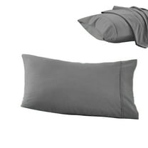 Taotanxi 26x20" Pillow Cases Standard Size/Queen Size Set of 1- Microfiber, Extra Soft Pillowcases - Easy Care & Machine Washable - Gray