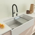 thumbnail image 5 of BOCCHI 2310 0005 Stainless Steel Colander Tray w/Black Silicone Handle Pads, 5 of 7