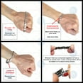 thumbnail image 3 of LYMPHEDEMA Medical Alert ID Bracelet - NO NEEDLE NO BP ON RIGHT ARM - SIZE OPTION G, 3 of 7