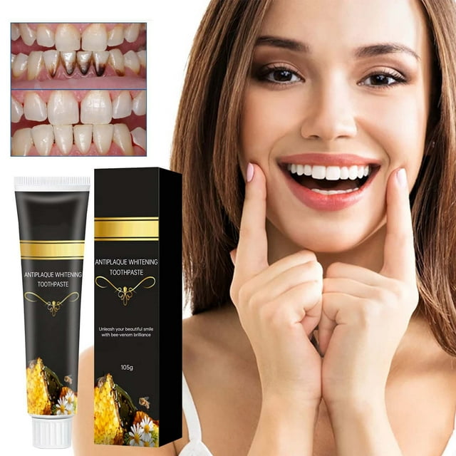 Xihbxyly Pasta Dental Antimanchas, Mezcla de Aceite Natural de Menta E Hinojo, Carbonato de Calcio para Remineralizar Los Dientes, Refresca El Aliento, Blanqueamiento Diario, Paquete de 100 G