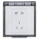 thumbnail image 2 of Cubierta de tomacorriente Cubierta de lluvia para tomacorriente Protector de receptáculo de pared Protector de enchufe Cubierta de tomacorriente Cubierta de tomacorriente eléctrico, 2 of 8