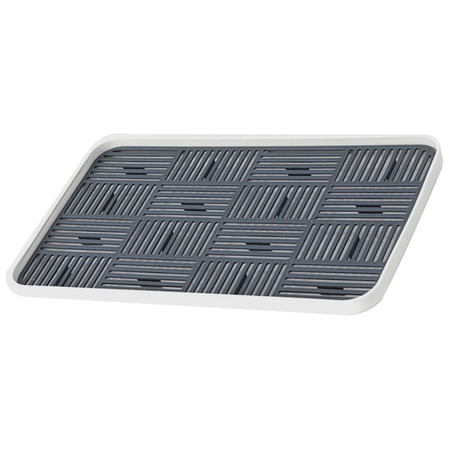 Ounissouiy Fregadero de cocina multiusos, escurridor, bandeja de café, organizador que ahorra espacio Organizadores de utensilios de cocina Gris L