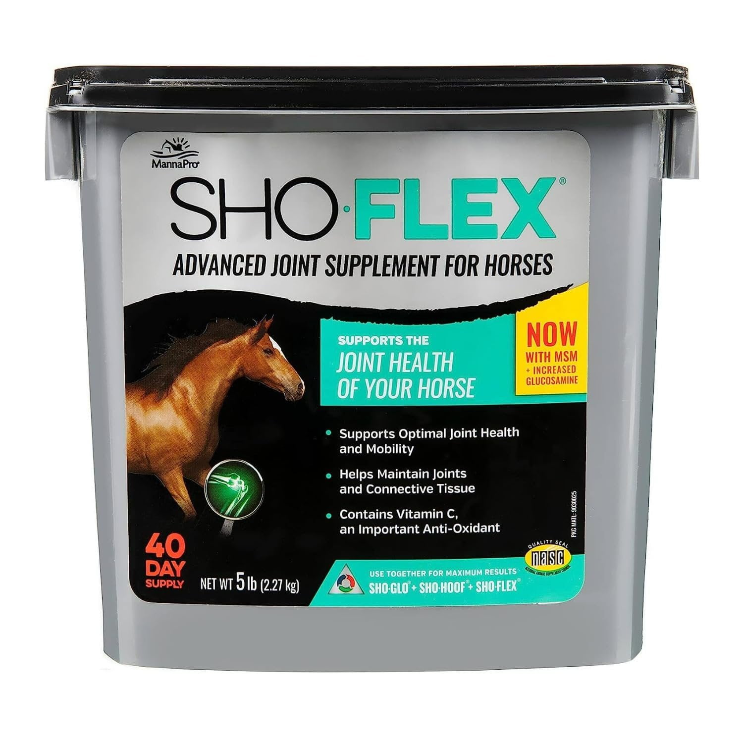Manna Pro Sho-Flex Advanced Joint Supplement for Horses - Hip & Joint Care - 5 lbs — Residential Use, Standard Application