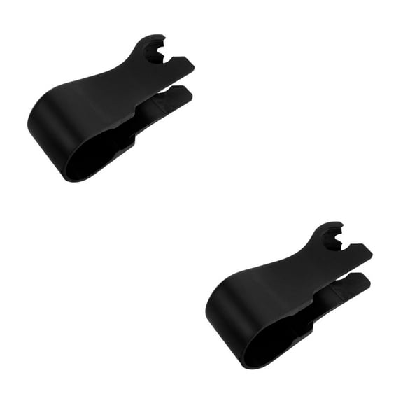 OUNONA 2pcs Auto Front Windshield Wiper Arm Nut Cap Replacement Cover Compatible for Pontiac 04 10