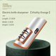 thumbnail image 5 of Afilador de Cuchillos EléCtrico Herramienta Cocina Ajustable AutomáTica para Afilar RáPido Tijeras Naranja, 5 of 5